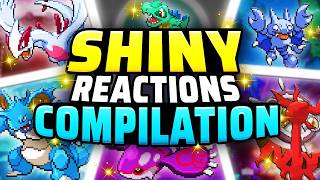 ✨ 23 POKEMON SHINY REACTIONS - COMPILATION DE NOS SHINY SUR PLEIN DE JEUX POKÉMON ! ✨