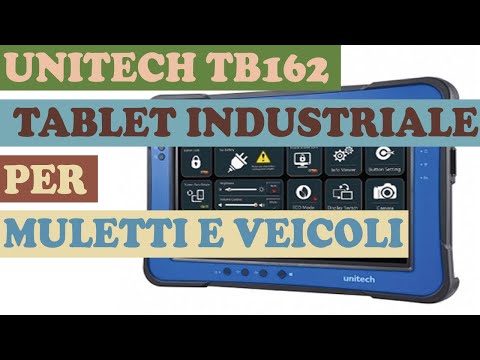 UNITECH TB162 TABLET INDUSTRIALE PER MULETTI E VEICOLI DA MAGAZZINO