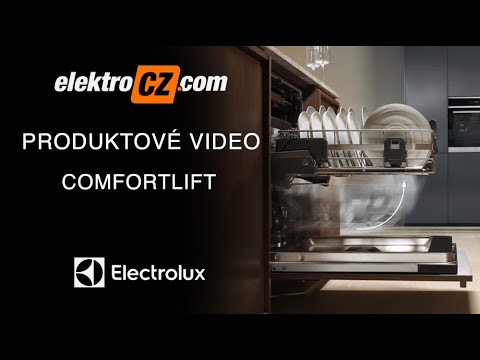 Zdvihnutelný koš ComfortLift u myček nádobí Electrolux a AEG