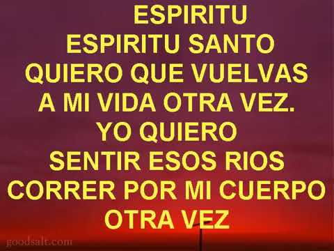 ESPIRITU SANTO desciende como fuego