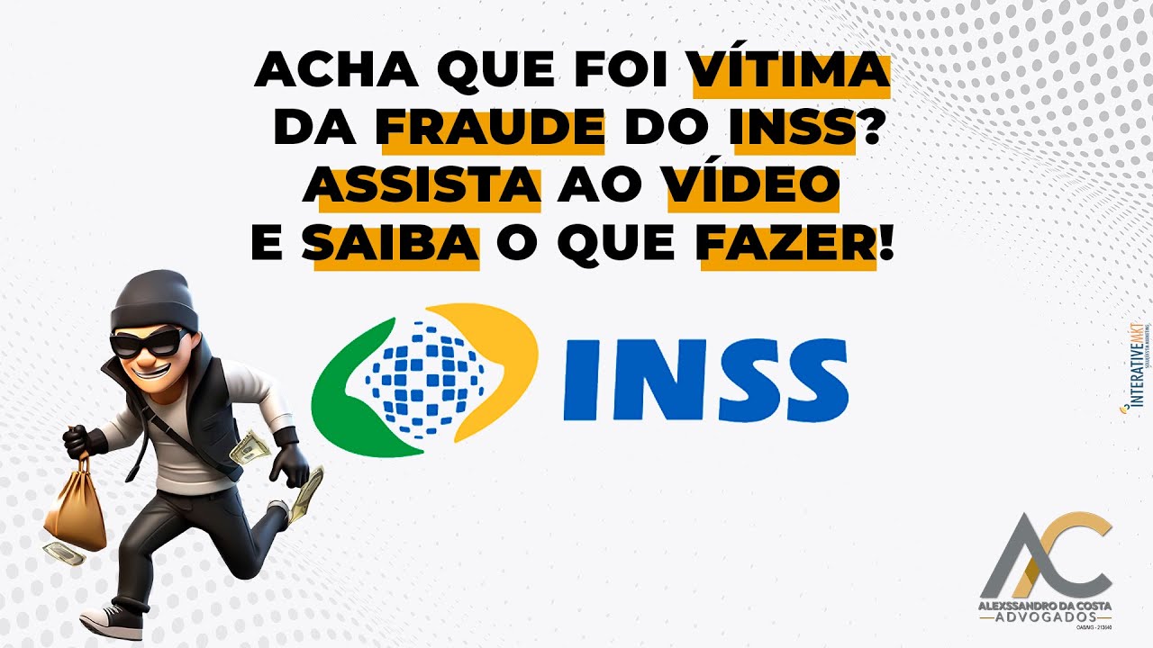 FUI LESADO NO GOLPE DO INSS, O QUE FAZER?