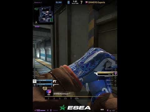 1vs4 shock. BLINK vs Sinners. m3 train. ESEA Advanced Season 36 Europe