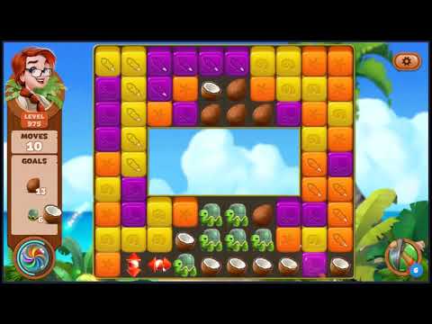 Lost Island Blast Adventure Level 975 - NO BOOSTERS 🏝️ | SKILLGAMING ✔️