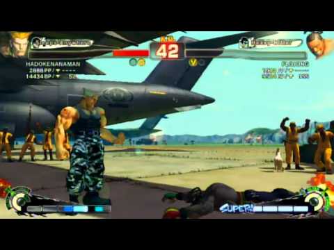 SSF4 AE hadokenanaman (guile) vs FLOJONG (DEEJAY)