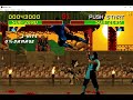 MKTXR Sub Zero MK1 Gameplay
