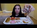 Krispy Kreme donuts mukbang (eating show) + story time