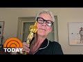 Jamie Lee Curtis gets emotional talking about her Oscar win