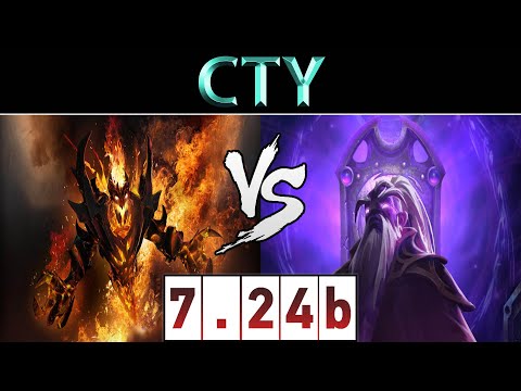 CTY [Shadow Fiend] vs [Void Spirit] ► CN Ranked ► Dota 2 7.24b