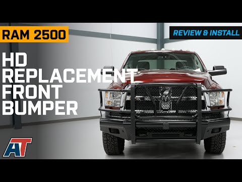 2010-2018 RAM 2500 HD Replacement Front Bumper Review & Install