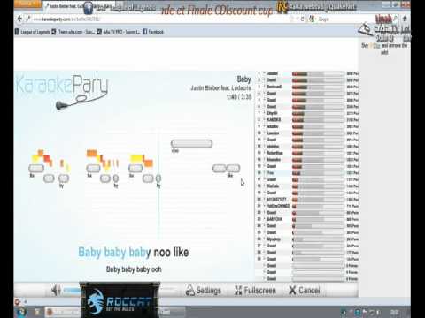 Yellowstar, Linak and Soaz aAa, karaoke (Justin Beiber - Baby)