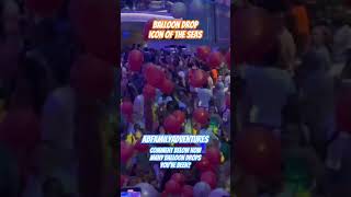 Balloon Drop time - icon of the Seas. #abfamilyadventures #royalcaribbean #iconoftheseas