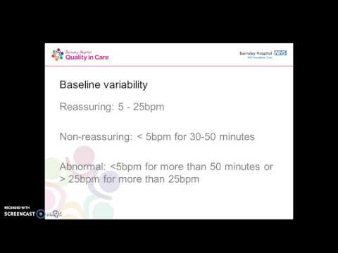 CTG training NICE 2017