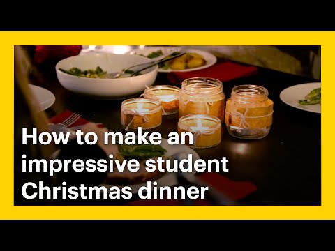 How to make an impressive student Christmas dinner