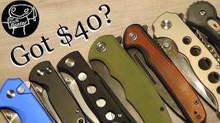 Sick Of Over Priced Garbage Budget Knives? Best $40 EDC Knife Deals On Amazon