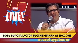 Bob's Burgers Actor Eugene Mirman Joins Marvel Live at SDCC 2018 video