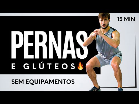 15 MIN Treino de pernas e gluteos em casa - Hipertrofia e queima de gordura 🔥