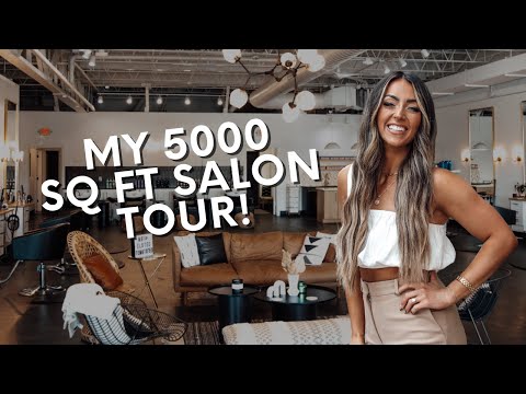 My 5,000 Square Foot Salon Tour!! || Michelle Senour