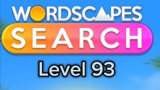 Wordscapes Search- Level 93