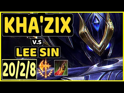 HY0G4 (KHA'ZIX) vs LEE SIN - 20/2/8 KDA JUNGLE CHALLENGER GAMEPLAY - BR