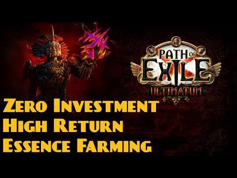 [PoE 3.14] 1.6K Chaos PROFIT In 50 MAPS! ZERO INVESTMENT Essence Farming.