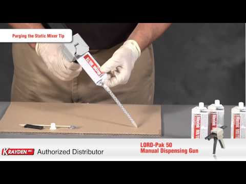 How-To Manual Adhesive Dispensing Gun 50 LORD Maxlok