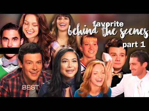 behind the scenes of glee ▶︎ best moments (part 1)