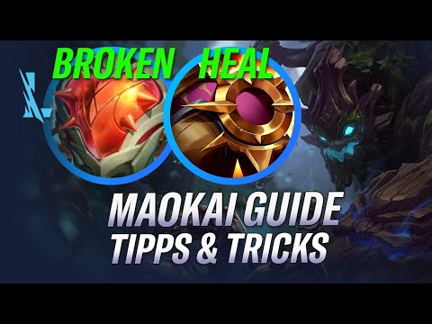 MAOKAI HAS UNLIMITED HEALING! ULTIMATE MAOKAI GAMEPLAY GUIDE WITH FULL ANALYSIS RiftGuides WildRift