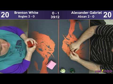 Brenton White (Bogles) vs Alexander Gabriel (Abzan) - Sunday Night Modern 3/10/19