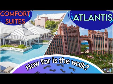 Walking from Comfort Suites to Atlantis