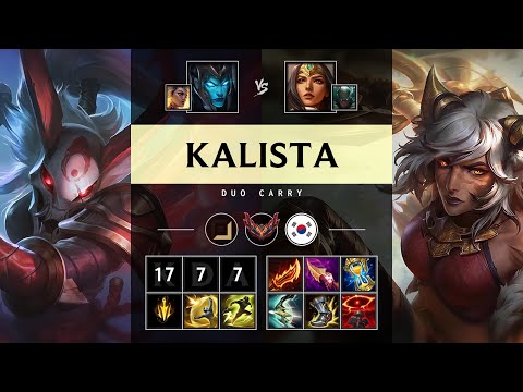 Kalista ADC vs Sivir - KR Grandmaster Patch 25.17