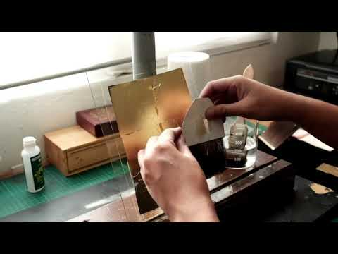 Reverse Glass Gilding Part 02 - Water Gilding