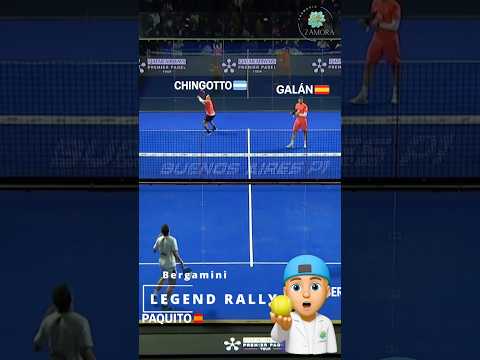 Lucas Bergamini LEGEND RALLY Paquito Navarro Ale Galan Chingotto Buenos Aires #padel #premierpadel