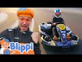 Blippi Goes Go Karting ️ Blippi Vehicles Learning Videos For Kids
