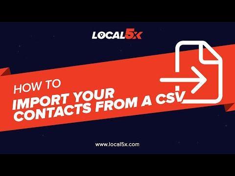 Importing Contacts from a CSV File