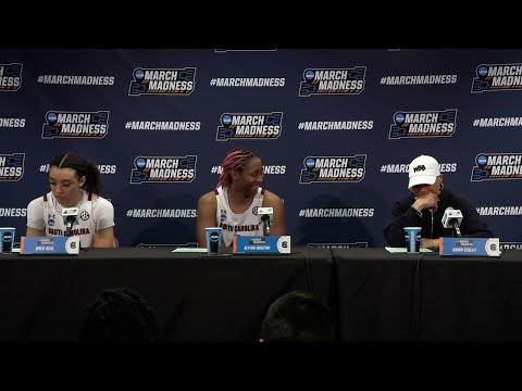 POSTGAME: Brea Beal, Aliyah Boston, Dawn Staley on Miami — 3/20/22
