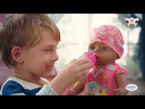Baby Born interaktyvi lėlė - mergaitė Magic Girl, 43cm (827956) video