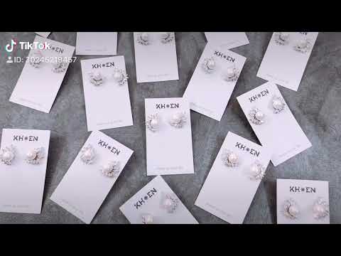 Bông tai đẹp tháng 5/ bông tai ngọc trai/ hoa tai ngọc trai/ sỉ bông tai hàn quốc