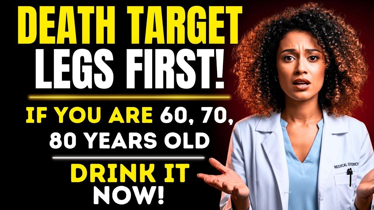 Your LEGS Weaken First! Drink These 3 DRINKS to Keep Them Strong..