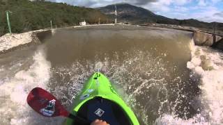 preview picture of video 'A Kayak Day at Evinos River Course'