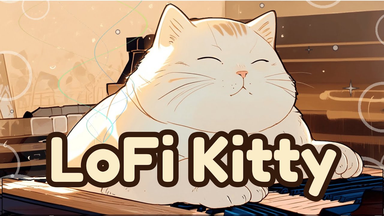 LoFi Piano Music for Relaxation 💤 | 1 Hour of LoFi Vibes for Meditation & Peace | LoFi Bubbly Cat