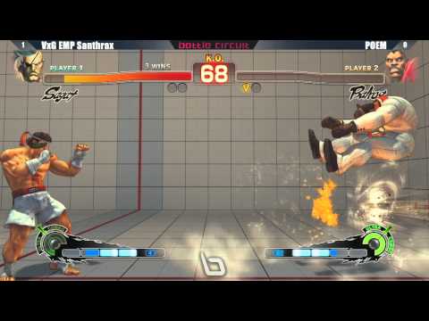 SSF4 AE2012 VxG EMP Sanford K. vs POEM  - Next Level Battle Circuit #2 Tournament