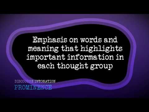 Discourse Intonation for dummies