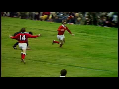 Llanelli v New Zealand All Blacks 1972. Roy Bergiers Try.