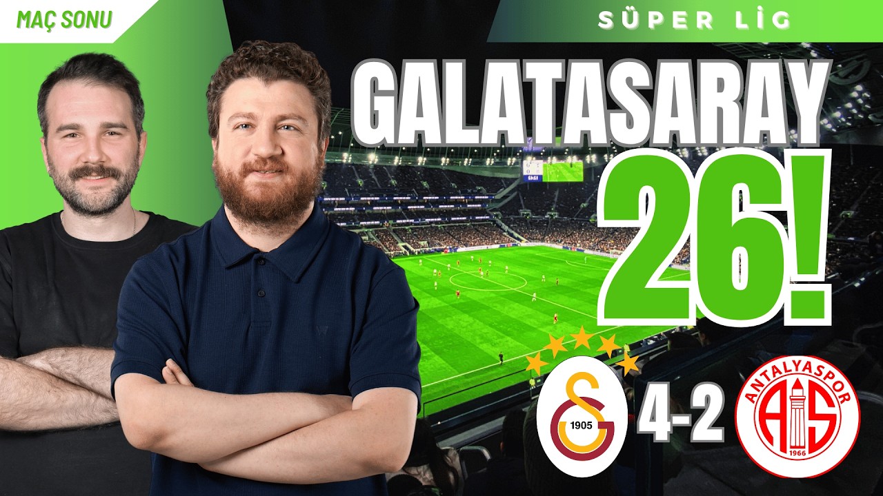 Çeyrek Asır Sonra 4'leme!... Galatasaray 26'ncı Kez Şampiyon... | Galatasaray 4-2 Antalyaspor