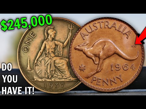 Top 5 Most Valuable Australian & UK Pennies Worth Millions Could Make You Rich, Rarest Coins  Values