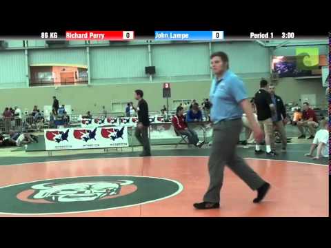 86 KG Richard Perry vs  John Lampe