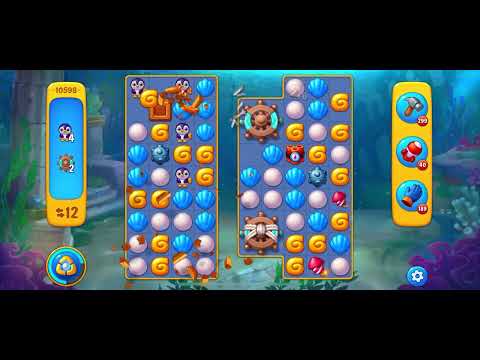 Fishdom level 10598 no boosters フィッシュダム ノーマル