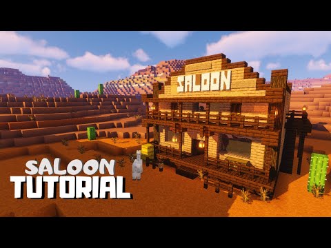thewalkingwhale - Minecraft: How to Build a Wild West Saloon (Tutorial)