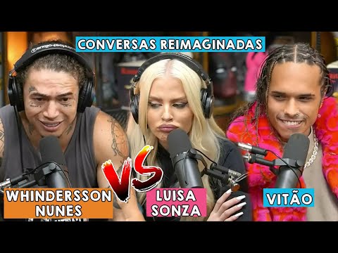 Reação criativa com Whindersson, Vitão e Luísa no Drink Night Show