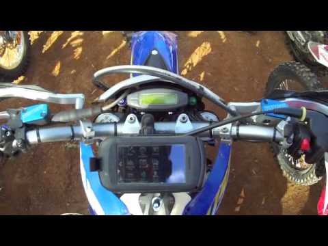 Garmin Montana on Dirt Bike